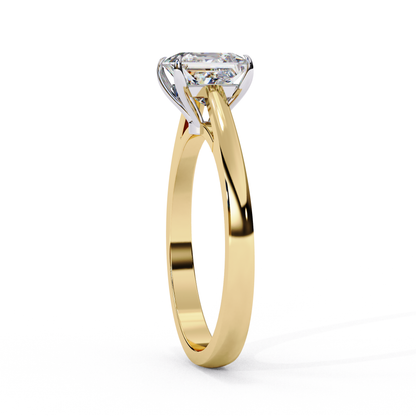 Royal Edge Solitaire Ring