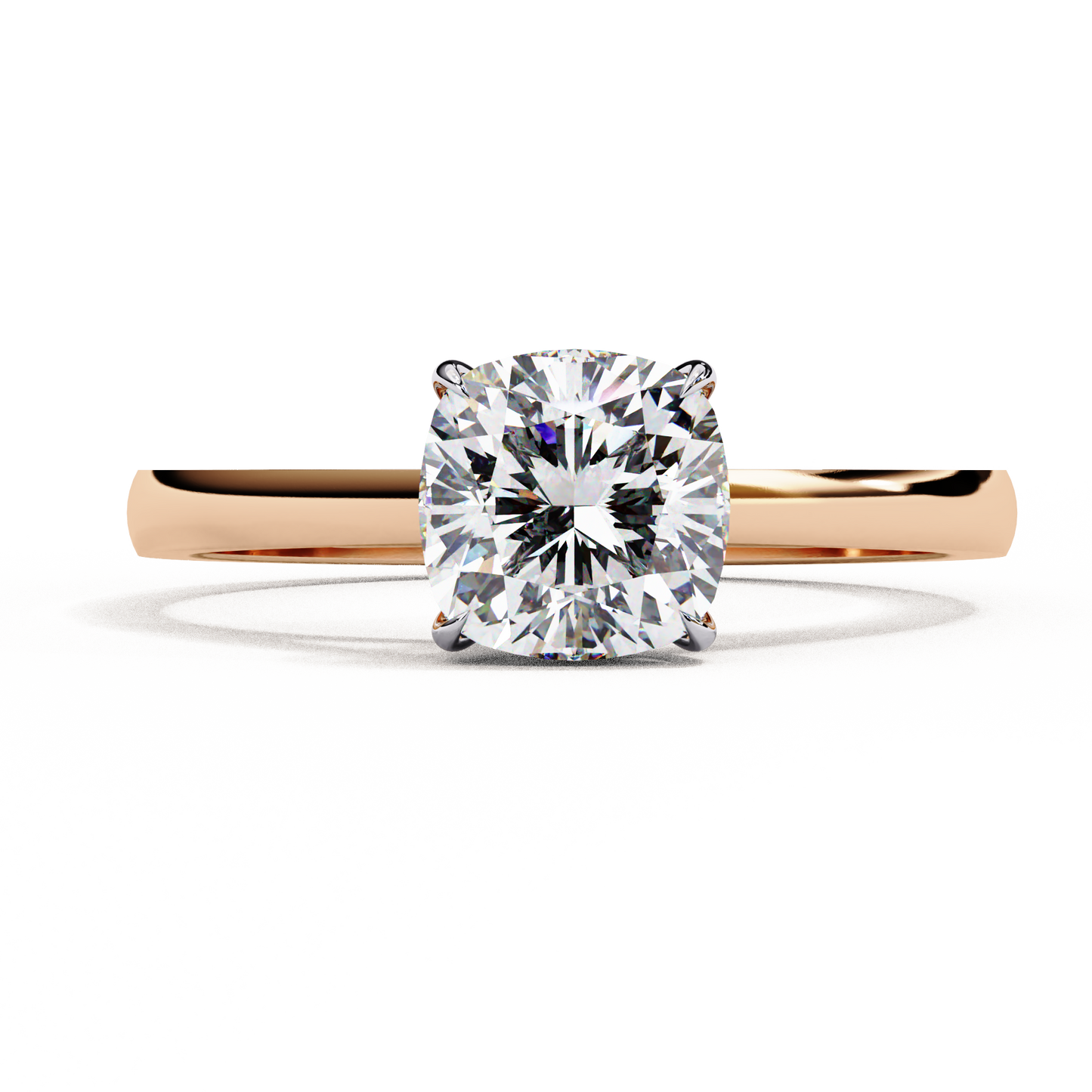 Velvet Glow Solitaire Ring
