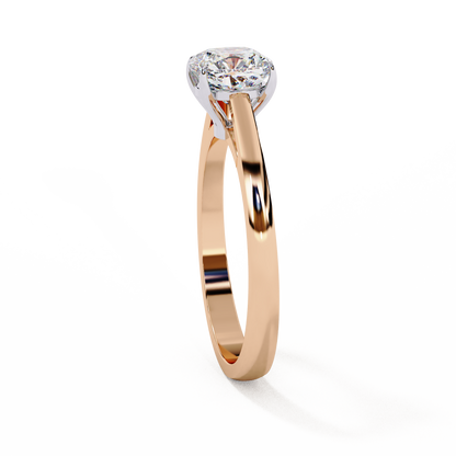 Velvet Glow Solitaire Ring