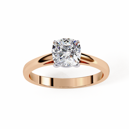 Velvet Glow Solitaire Ring