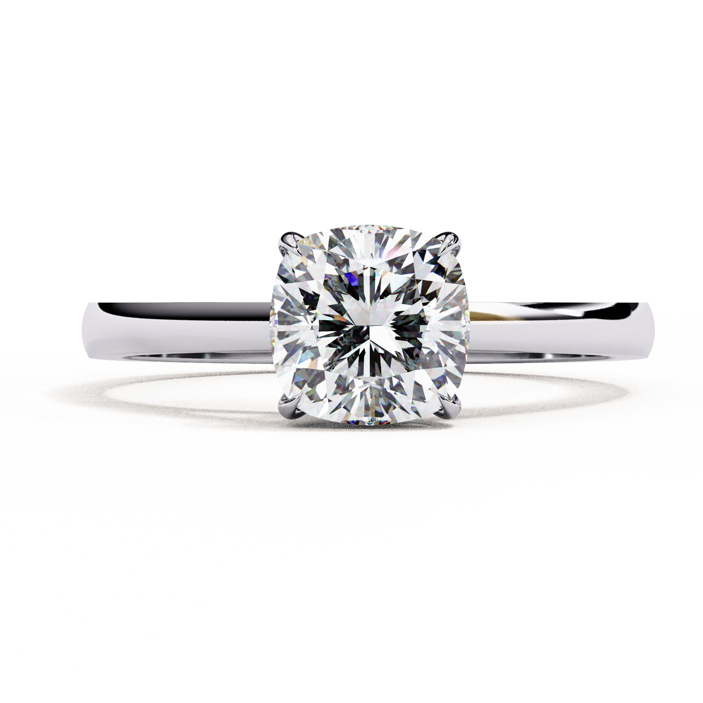 Velvet Glow Solitaire Ring