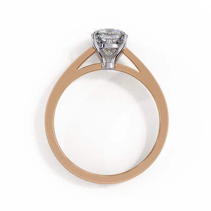 Velvet Glow Solitaire Ring