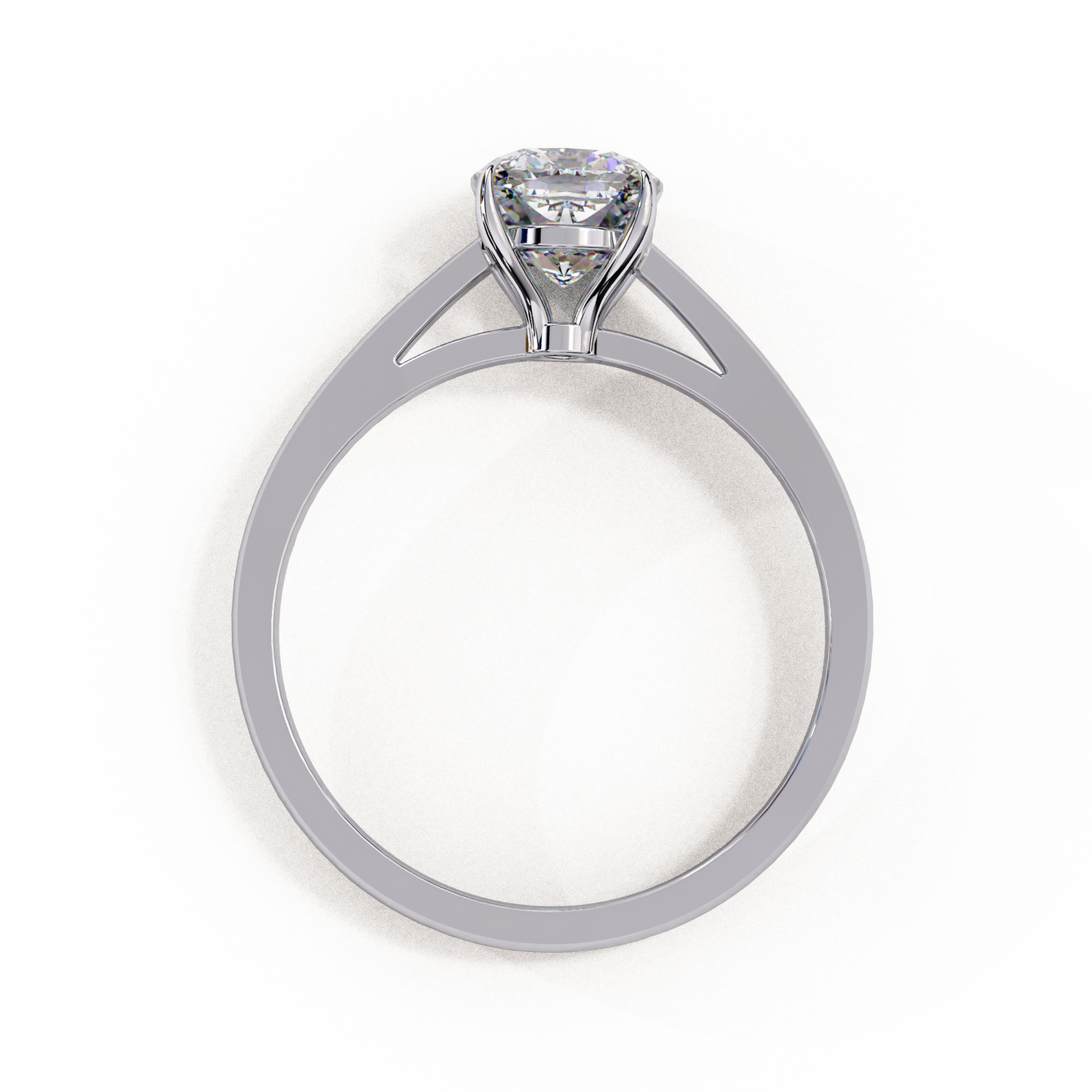 Velvet Glow Solitaire Ring