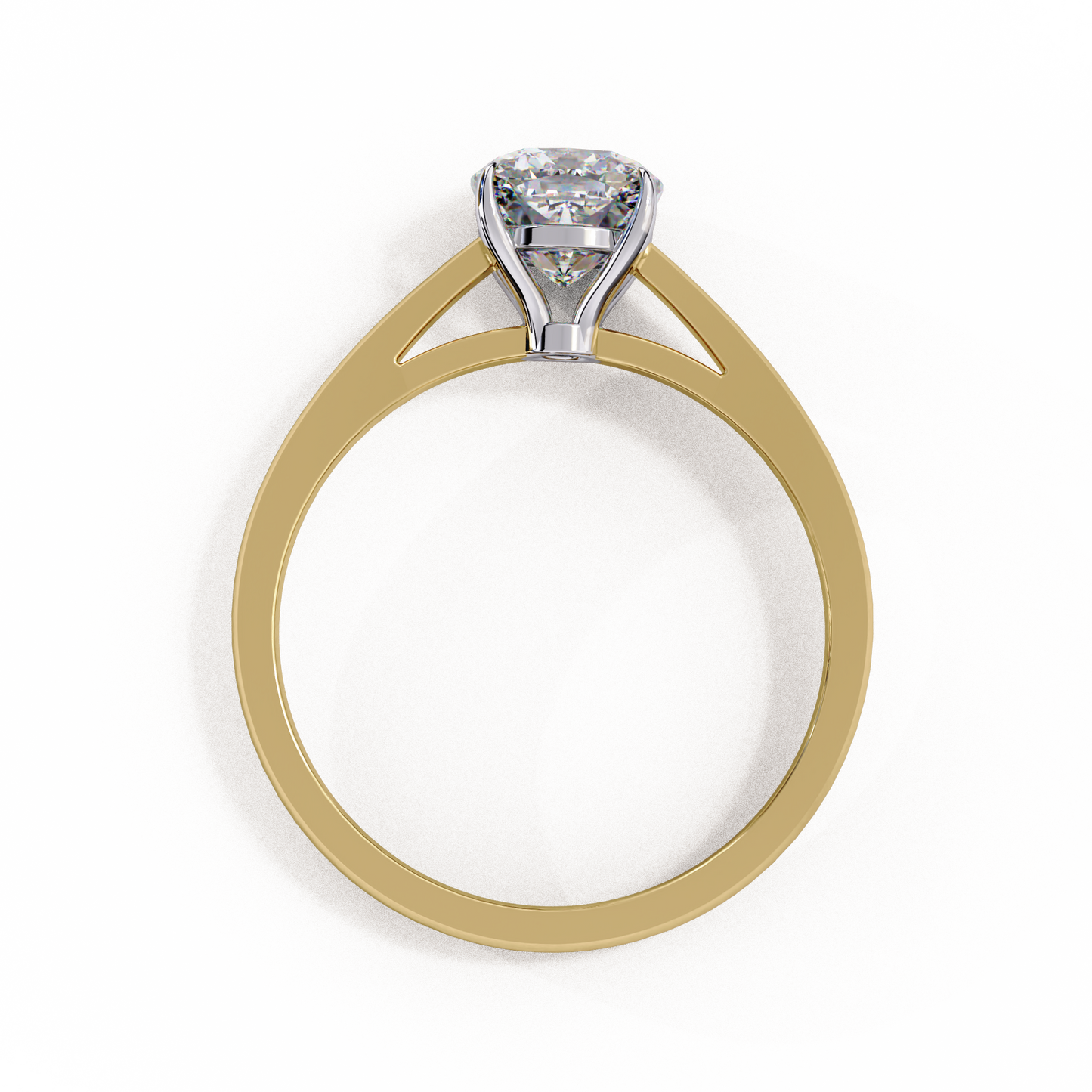 Velvet Glow Solitaire Ring
