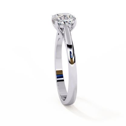 Velvet Glow Solitaire Ring