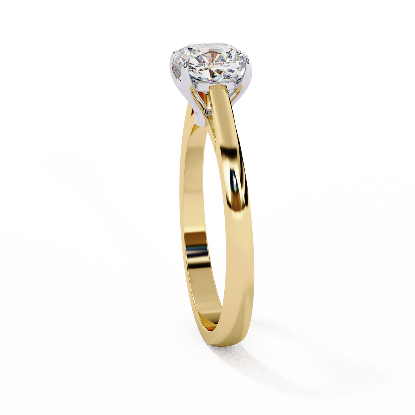 Velvet Glow Solitaire Ring