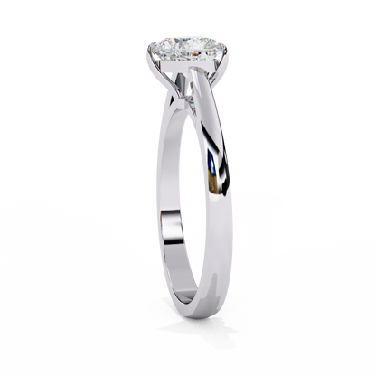 True Heart Solitaire Ring