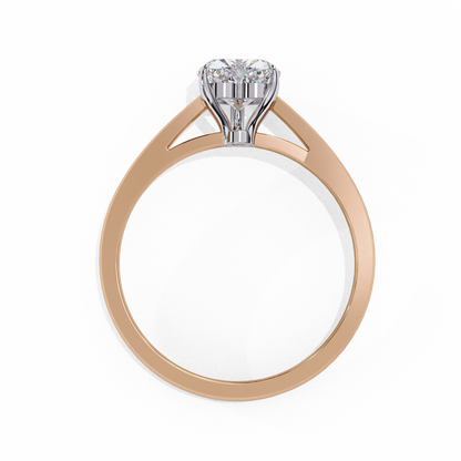 True Heart Solitaire Ring
