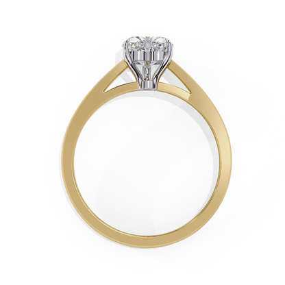 True Heart Solitaire Ring