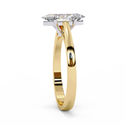 Starship Solitaire Ring
