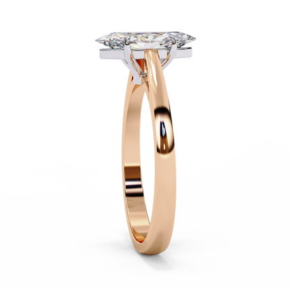 Starship Solitaire Ring
