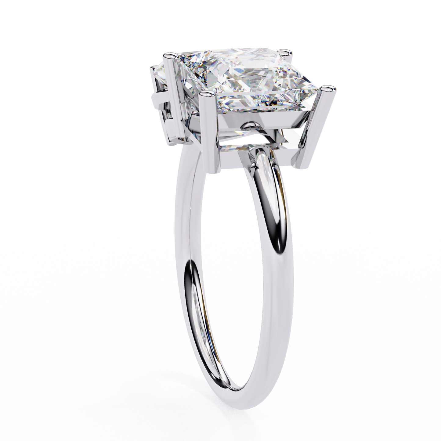 Celestial Embrace Solitaire Ring