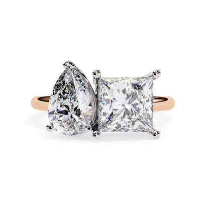 Celestial Embrace Solitaire Ring