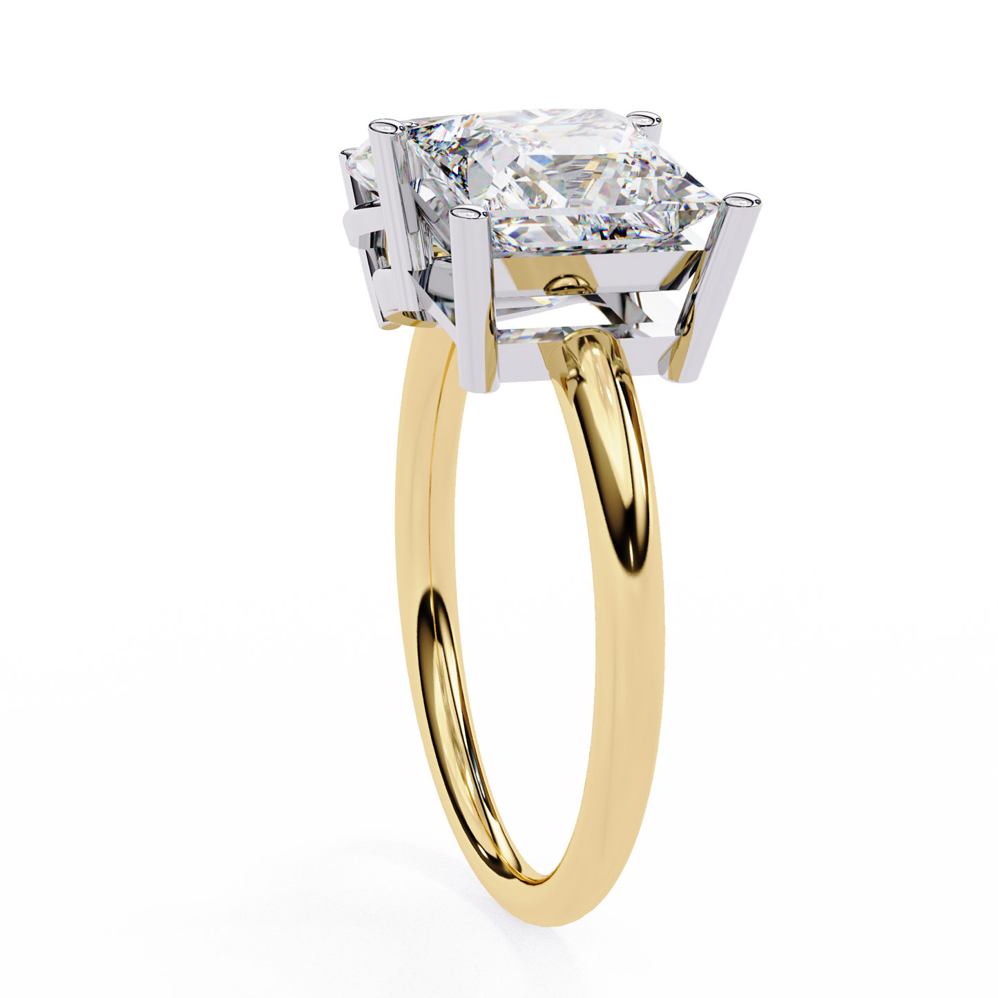 Celestial Embrace Solitaire Ring