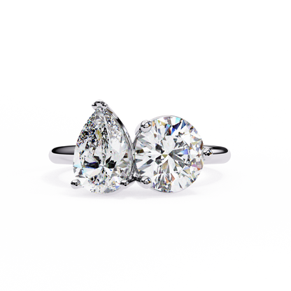 Tear of Light Solitaire Ring
