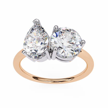 Tear of Light Solitaire Ring