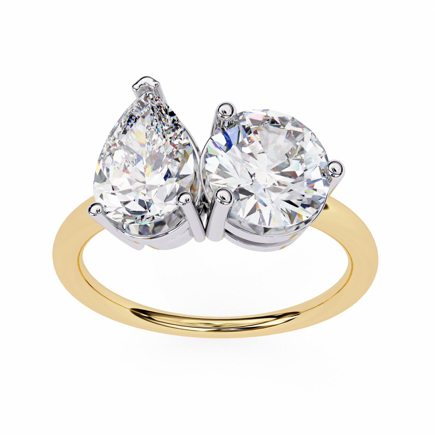 Tear of Light Solitaire Ring