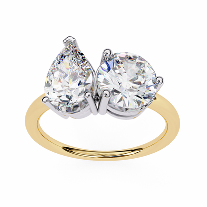 Tear of Light Solitaire Ring