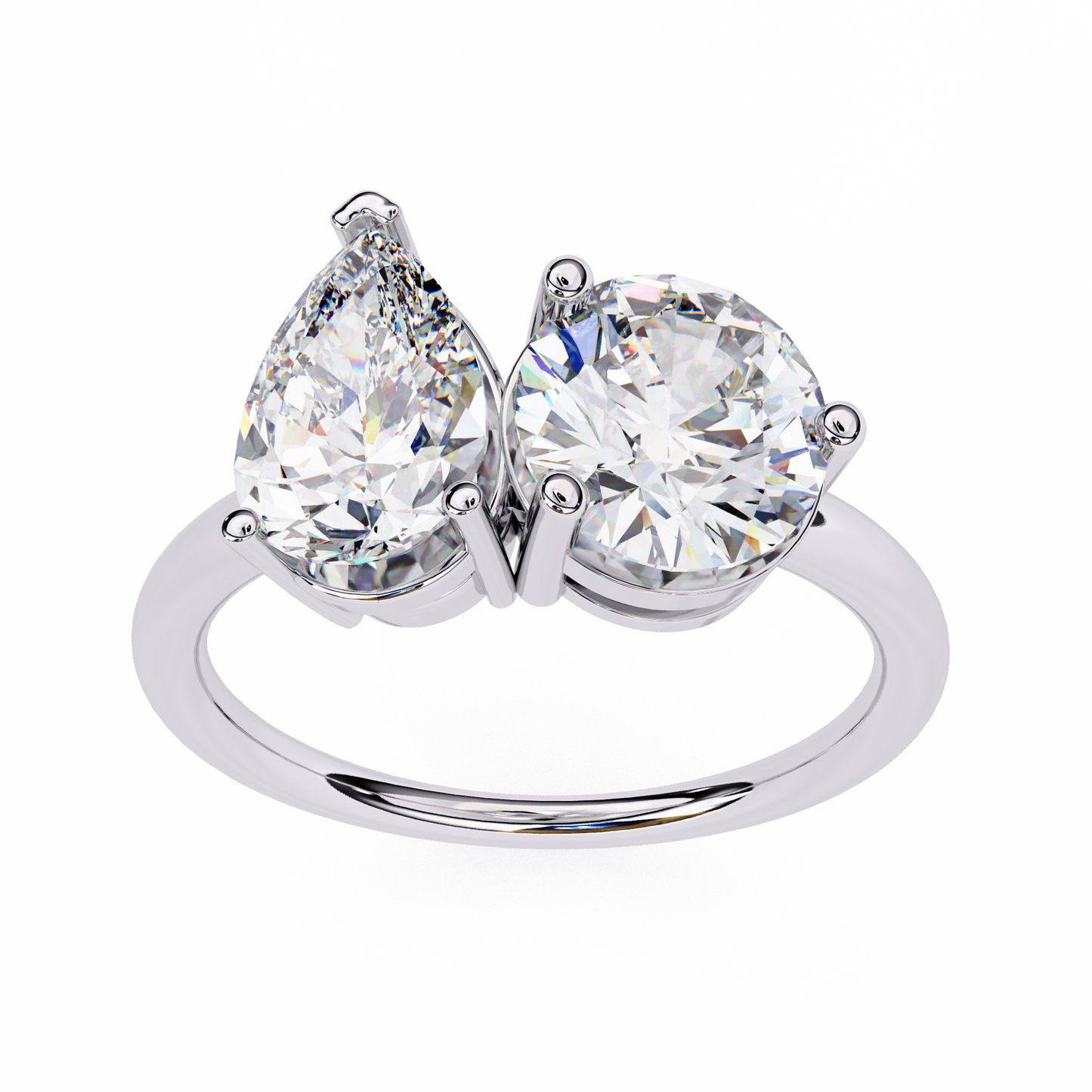 Tear of Light Solitaire Ring