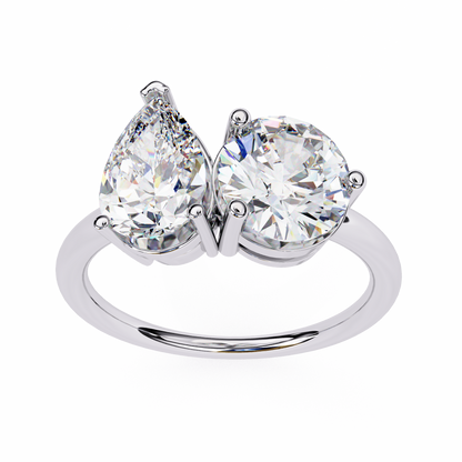 Tear of Light Solitaire Ring