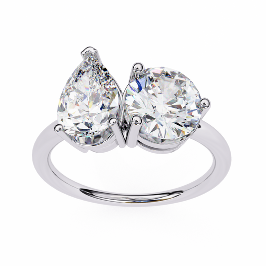 Tear of Light Solitaire Ring