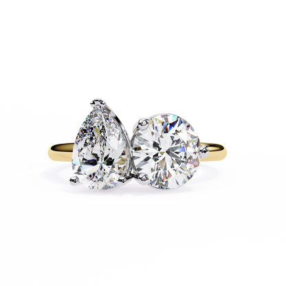 Tear of Light Solitaire Ring
