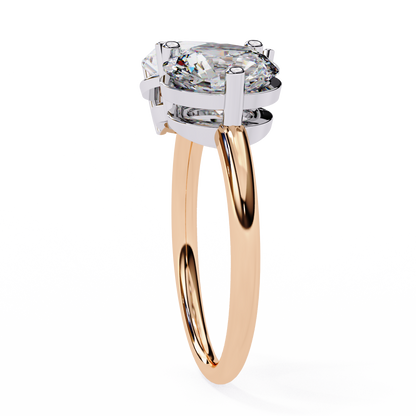Tear of Light Solitaire Ring
