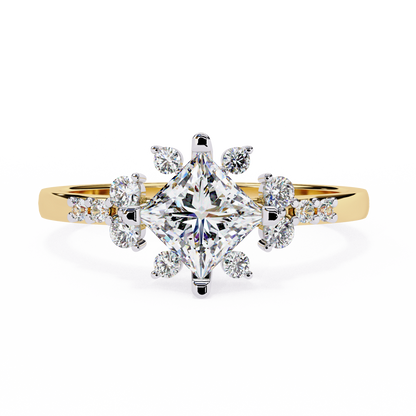 Starlit Grace Solitaire Ring