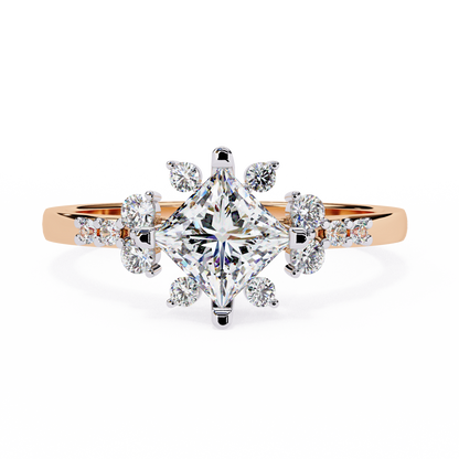 Starlit Grace Solitaire Ring