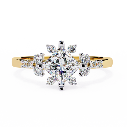 Starlit Grace Solitaire Ring