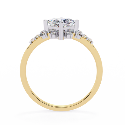 Starlit Grace Solitaire Ring
