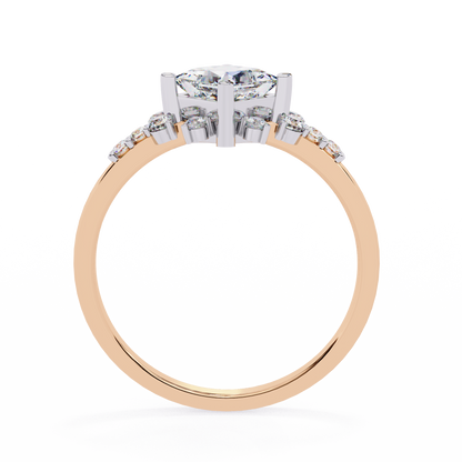 Starlit Grace Solitaire Ring