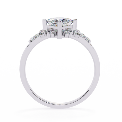 Starlit Grace Solitaire Ring