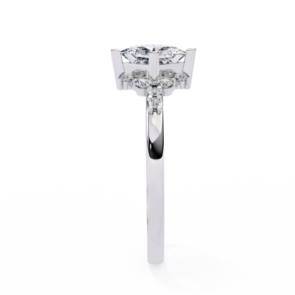Starlit Grace Solitaire Ring
