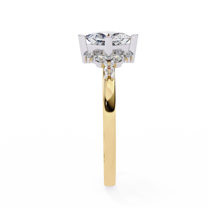 Starlit Grace Solitaire Ring
