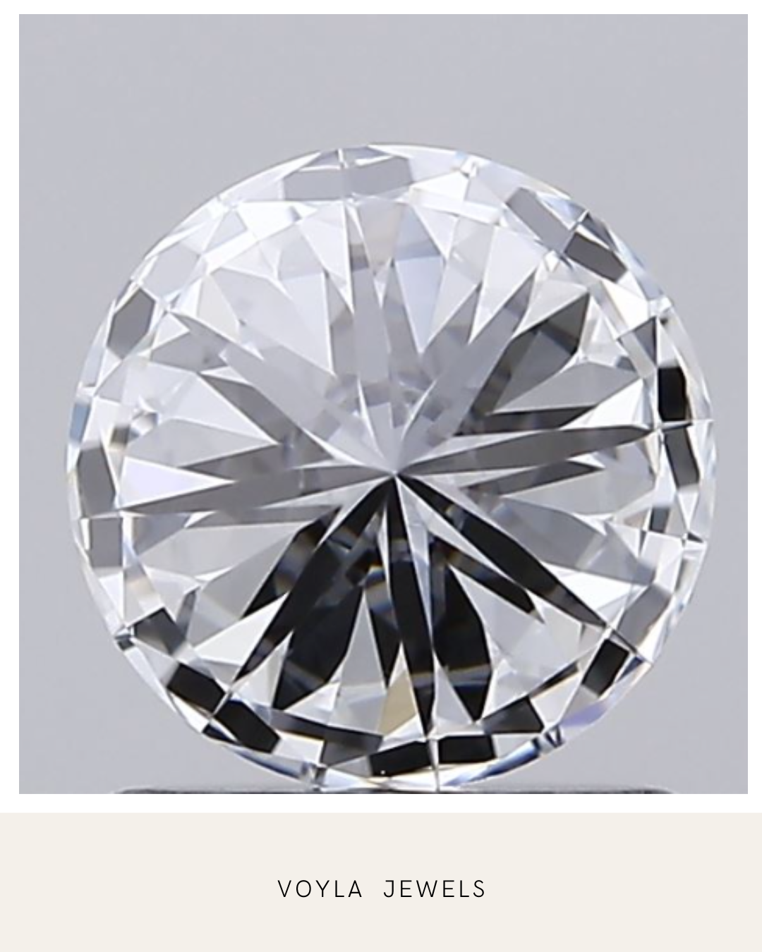 Lab Grown Round Diamond 1.00ct D IF
