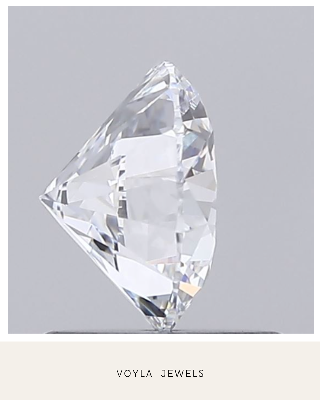 Lab Grown Round Diamond 1.00ct D IF