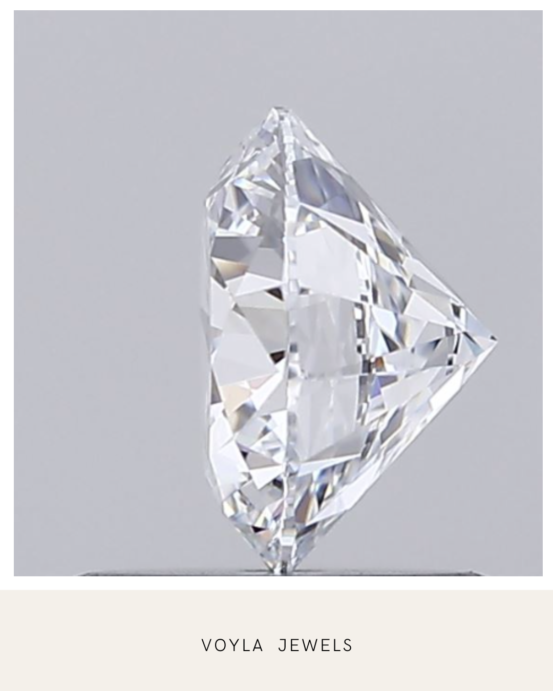 Lab Grown Round Diamond 1.00ct D IF