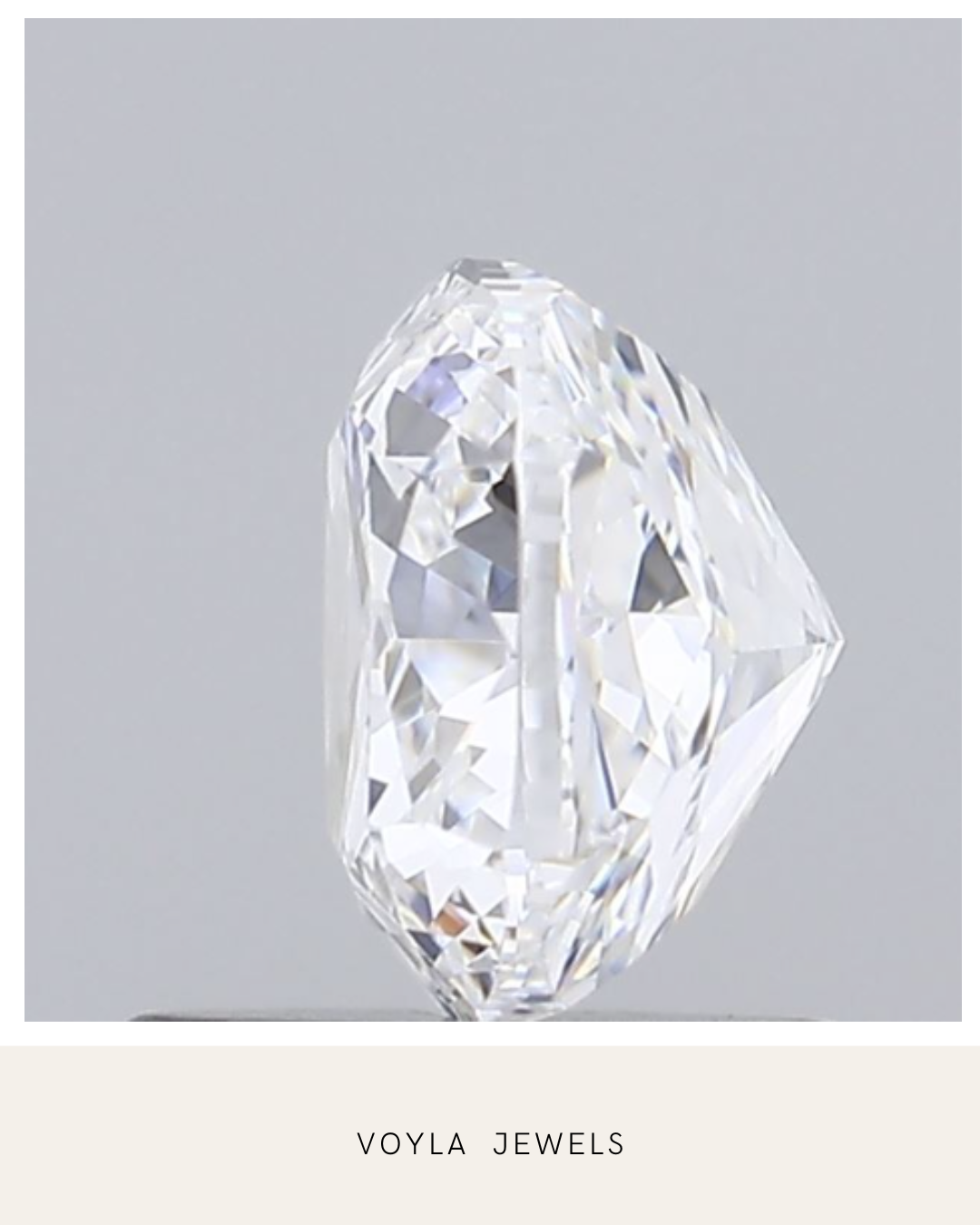 Lab Grown Cushion Diamond 1.00ct D VS1