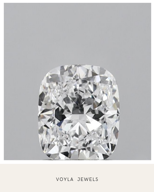Lab Grown Cushion Diamond 1.00ct D VVS1