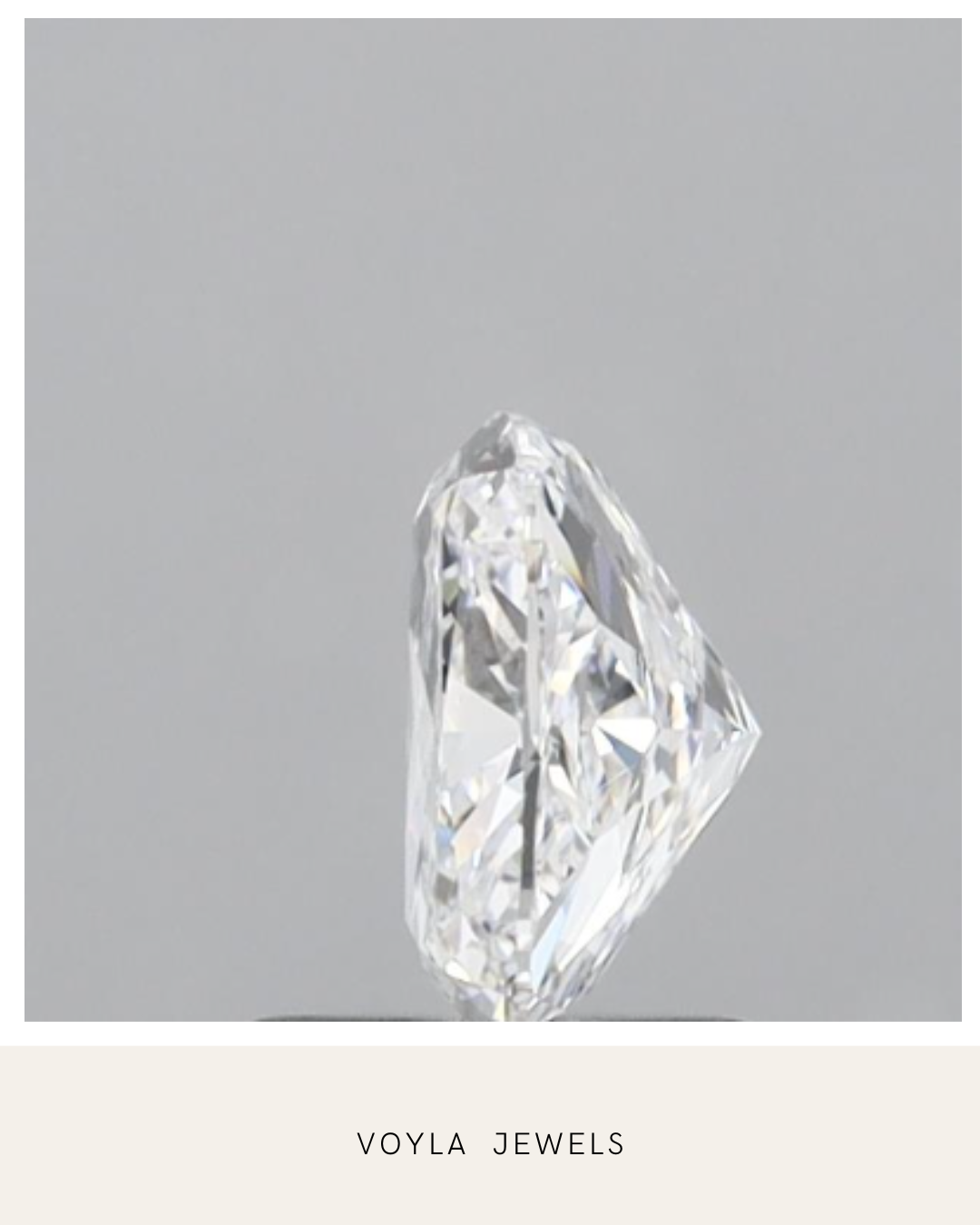 Lab Grown Cushion Diamond 1.00ct D VVS1