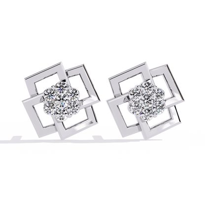 Floral Matrix Studs