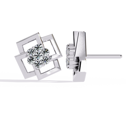 Floral Matrix Studs
