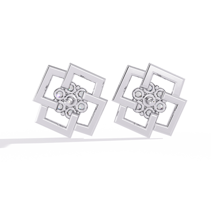 Floral Matrix Studs