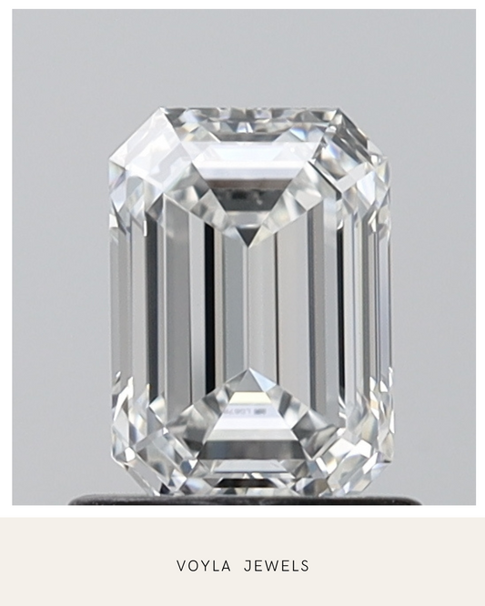 Lab Grown Emerald Diamond 1.00ct E VS1