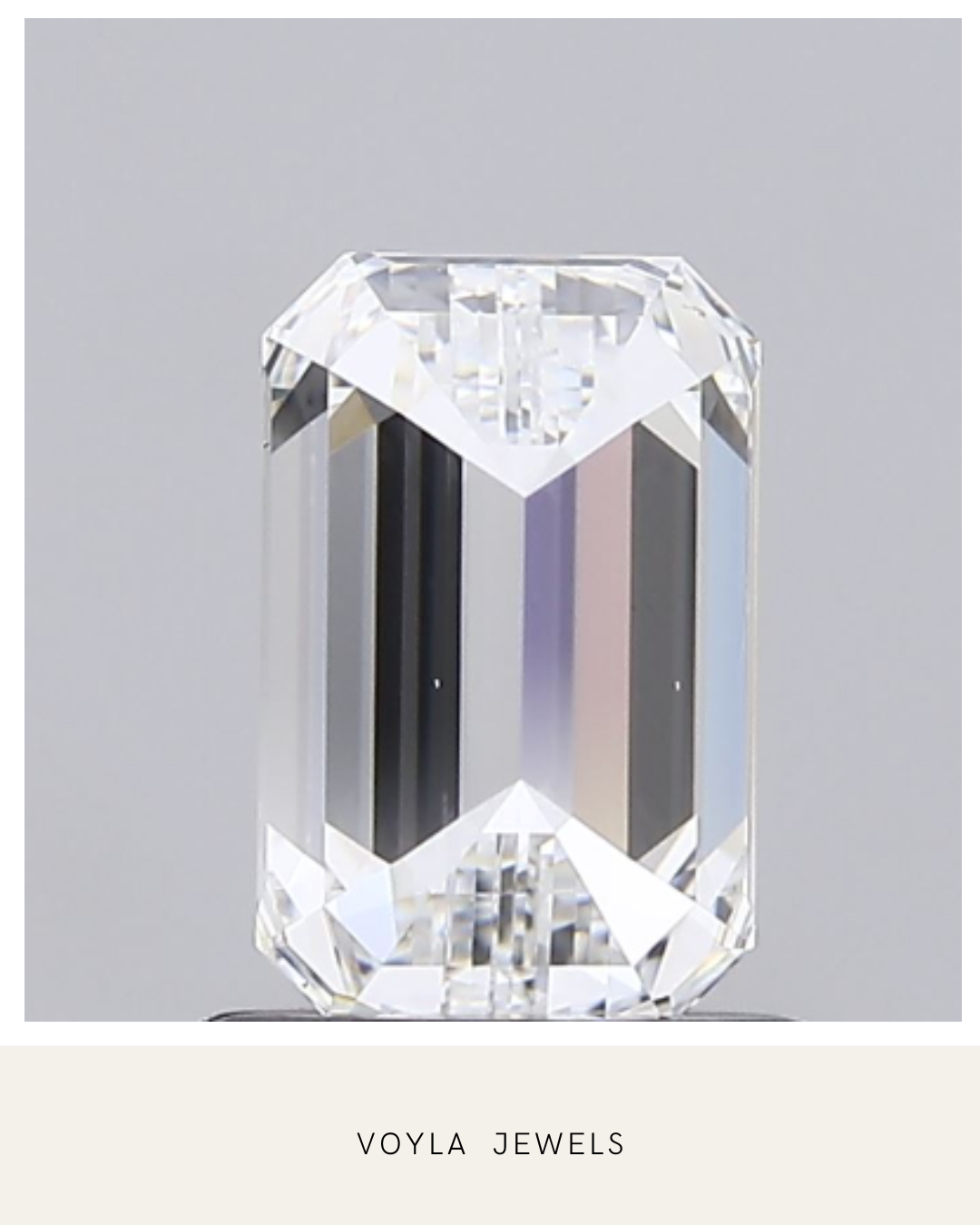Lab Grown Emerald Diamond 1.00ct E VS2
