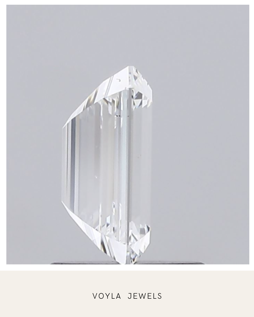 Lab Grown Emerald Diamond 1.00ct E VS2