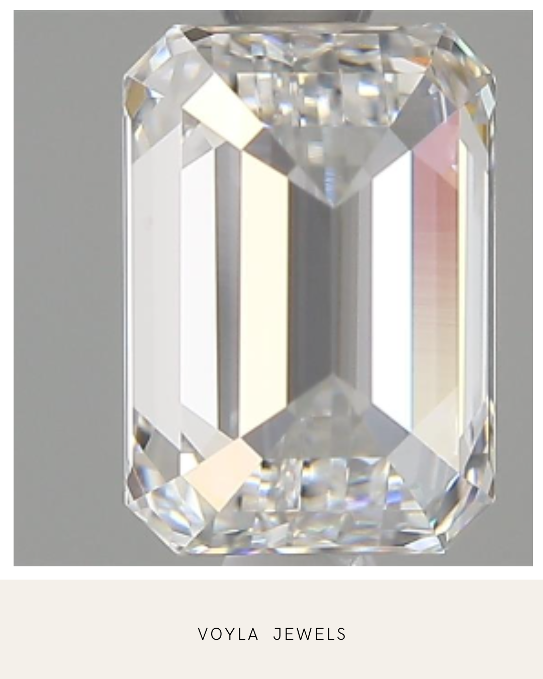Lab Grown Emerald Diamond 1.00ct E VVS1