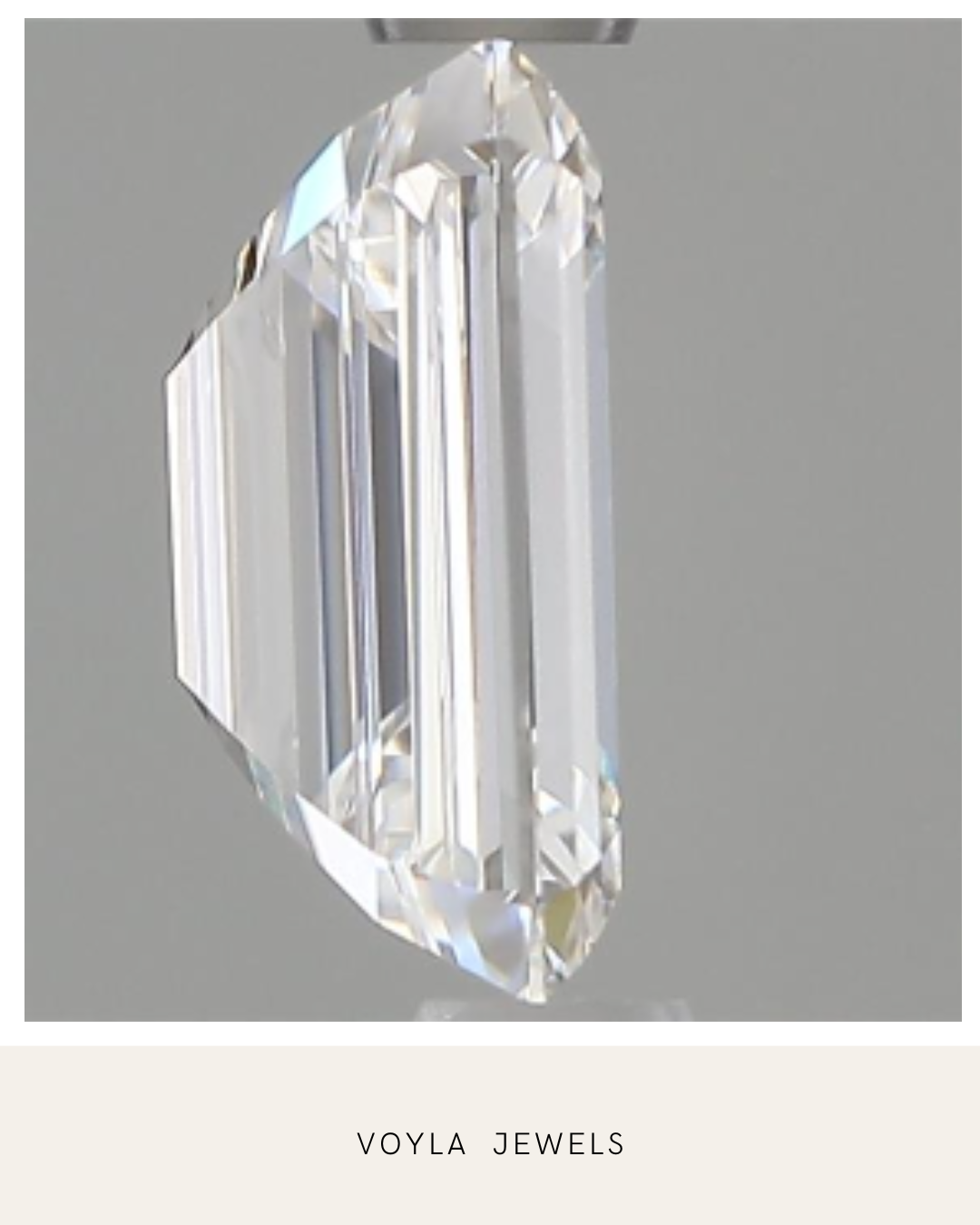 Lab Grown Emerald Diamond 1.00ct E VVS1