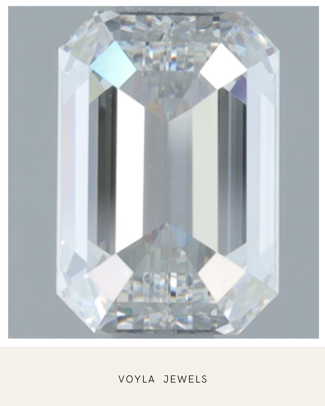 Lab Grown Emerald Diamond 1.00ct E VVS2